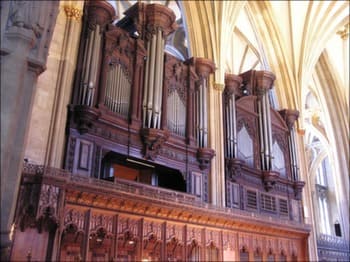 Bristol Cathedral visit pre organ rebuild